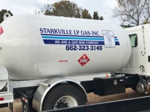 Starkville LP Gas truck